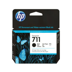 HP 711 zwarte DesignJet inktcartridge, 80 ml - Afbeelding 2