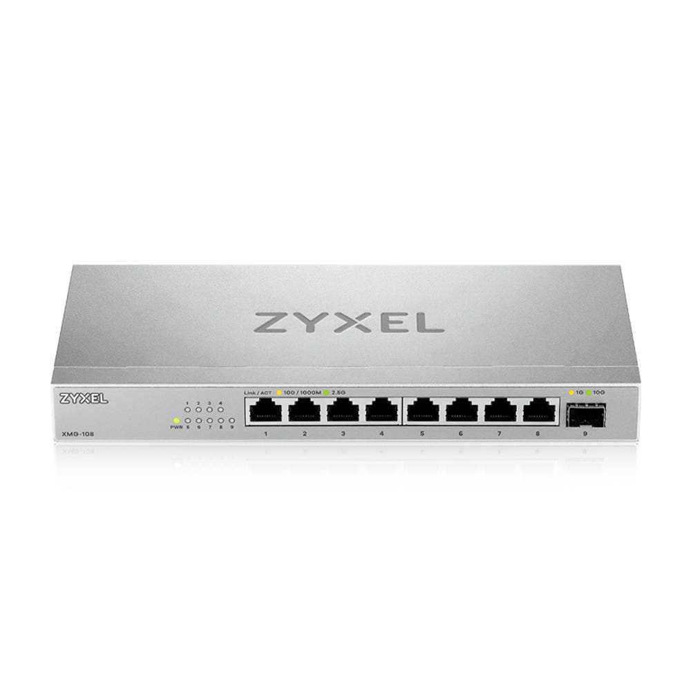 Zyxel XMG-108 Unmanaged 2.5G Ethernet (100/1000/2500) Zilver - Afbeelding 4
