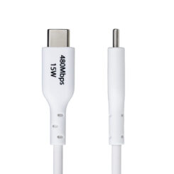 StarTech.com 1m USB-A naar USB-C Laadkabel, USB-A naar USB Type-C Oplaadkabel, Opladen & Synchroniseren, 3A Fast Charge, USB 2.0 Data Transfer Kabel, TPE Mantel, Wit - Afbeelding 4