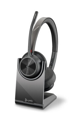 HP Poly Voyager 4320 Microsoft Teams Certified Headset + BT700 dongle + oplaadstatief