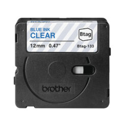 Brother BTAG-133 labelprinter-tape Blauw op transparant - Afbeelding 4