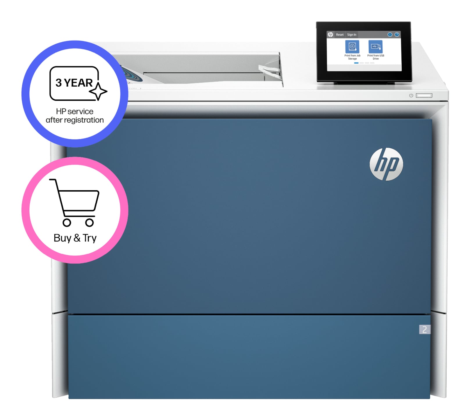 HP Color LaserJet Enterprise 6700dn printer - Afbeelding 3
