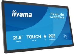 iiyama TW2223AS-B3P beeldkrant Interactief flatscreen 54,6 cm (21.5") Wifi 450 cd/m² Full HD Zwart Touchscreen Type processor Android 24/7