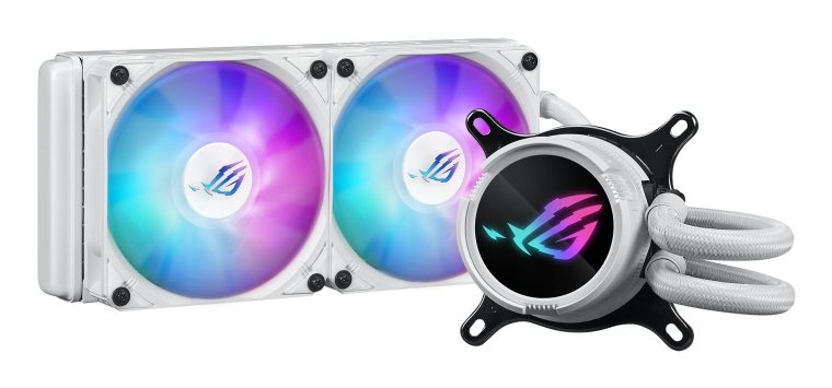 ASUS ROG Strix LC III 240 ARGB White Edition Processor Alles-in-één vloeistofkoeler 12 cm Wit - Afbeelding 2