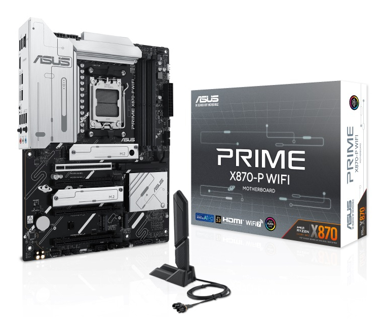 ASUS Prime X870-P WIFI AMD X870 Socket AM5 ATX - Afbeelding 2