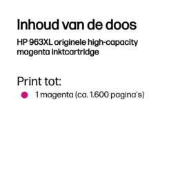 HP 963XL originele high-capacity magenta inktcartridge - Afbeelding 4