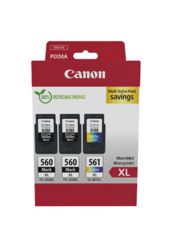 Canon 3712C009 inktcartridge 3 stuk(s) Origineel Hoog (XL) rendement Zwart, Cyaan, Magenta, Geel - Afbeelding 2