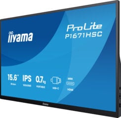 iiyama ProLite P1671HSC-B1 computer monitor 39,6 cm (15.6") 1920 x 1080 Pixels Full HD LED Zwart - Afbeelding 6