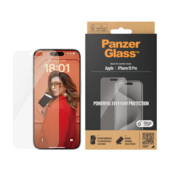 PanzerGlass ® Screen Protector iPhone 15 Pro | Classic Fit Doorzichtige schermbeschermer Apple 1 stuk(s) - Afbeelding 3