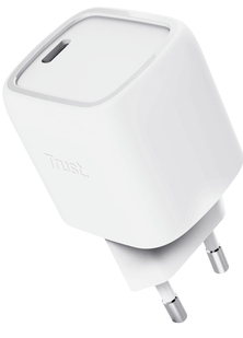 Trust Maxo GaN Oplader 30W - USB-C oplader – GaN-technologie – 30W vermogen – Wit - Afbeelding 3