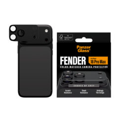 PanzerGlass ® Fender Camera Protector Shades of Grey iPhone 2026 Pro Max Doorzichtige schermbeschermer 1 stuk(s) - Afbeelding 3