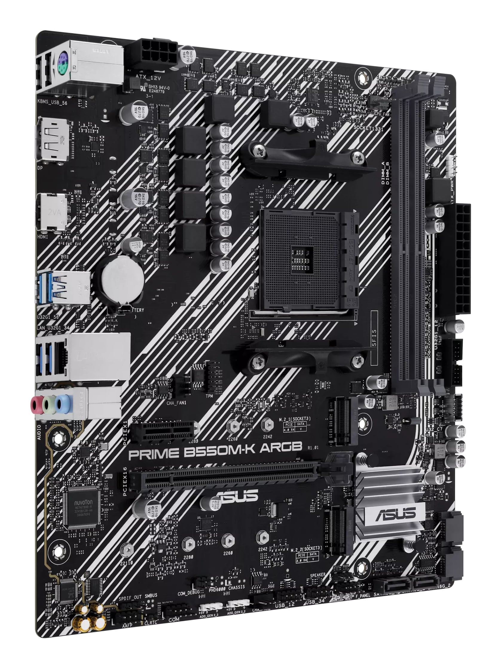 ASUS PRIME B550M-K ARGB AMD B550 Socket AM4 micro ATX - Afbeelding 4