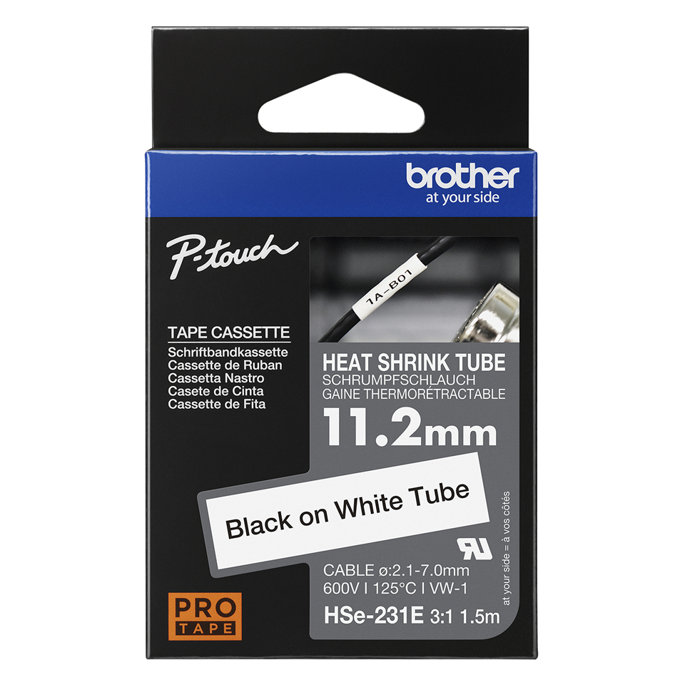 Brother HSE-231E labelprinter-tape - Afbeelding 3