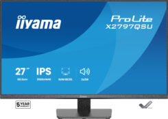 iiyama ProLite X2797QSU-B1 computer monitor 68,6 cm (27") 2560 x 1440 Pixels Quad HD LED Zwart - Afbeelding 3