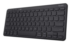 Trust Lyra Compact draadloos toetsenbord – draadloos toetsenbord – QWERTY Amerikaans Engels – Zwart - Afbeelding 2