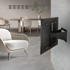 ACT Full motion tv wandsteun, 43" tot 90", ultradun, VESA - Afbeelding 4