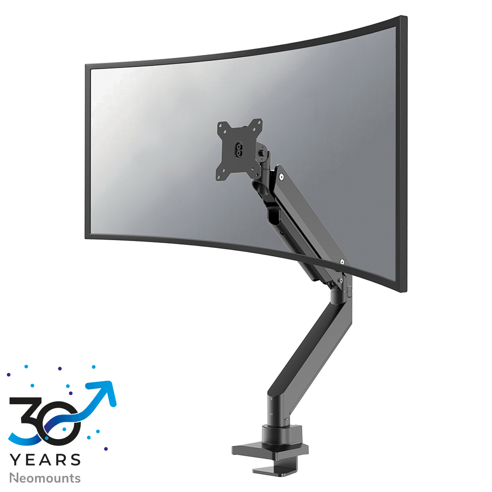 Neomounts NM-D775BLACKPLUS Monitorarm 10-49" - gasveer - Topfix - 180°-stop - Afbeelding 2