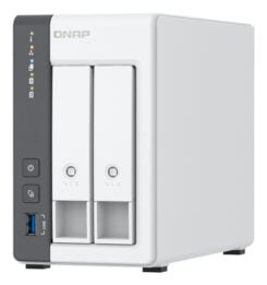 QNAP TS-216G data-opslag-server NAS Tower Cortex-A Cortex-A55 4 GB 0 TB Wit - Afbeelding 2