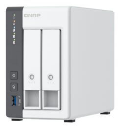 QNAP TS-216G data-opslag-server NAS Tower Cortex-A Cortex-A55 4 GB 0 TB Wit