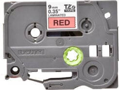 Brother TZE-421 labelprinter-tape Zwart op rood - Afbeelding 3