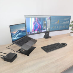 ACT Universeel USB-C Dockingstation 4K, voor 2 HDMI/DisplayPort monitoren, DisplayLink, compact model - Afbeelding 3