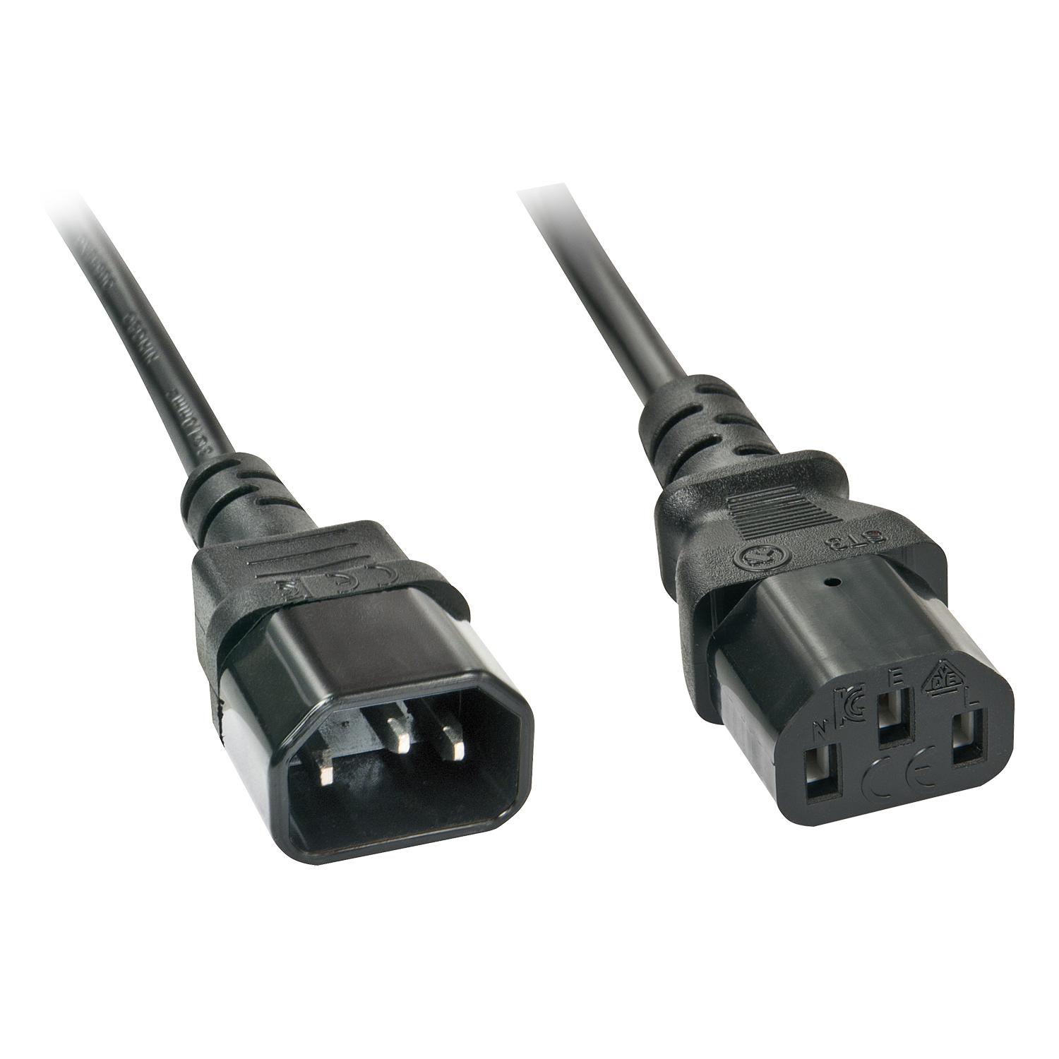 Lindy 30333 electriciteitssnoer Zwart 5 m C13 stekker C14 stekker - Afbeelding 2