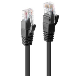 Lindy 48080 netwerkkabel Zwart 5 m Cat6 U/UTP (UTP)