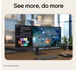 LG 34U601B-B computer monitor 86,4 cm (34") 3440 x 1440 Pixels Dual WQHD LCD Zwart - Afbeelding 5