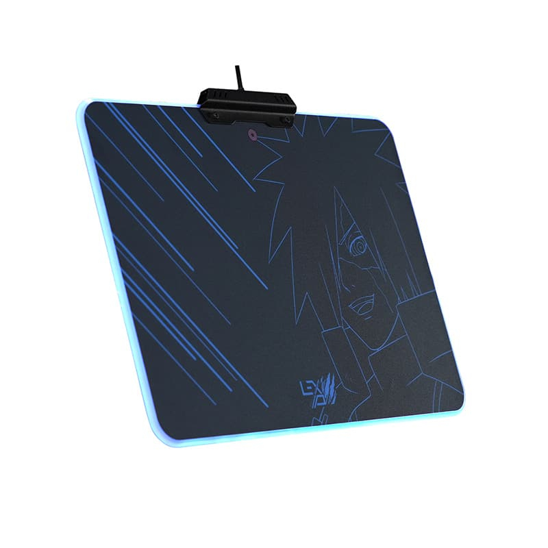 Lexip Madara "Destruction" Naruto Shippuden Muismat – Harde Muismat Met Micro-Getextureerd Oppervlak En Rgb-Verlichting - Afbeelding 3