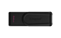 Kingston Technology DataTraveler 64GB Portable USB 3.2 Gen 1 Exodia S (Black/Black)