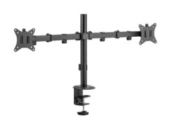 Equip 17“-32” Full Motion dubbele Monitorarm zwart - Afbeelding 3