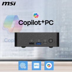 MSI Cubi NUC AI+ 3MG-003EU Copilot+ PC Intel Core Ultra 7 355 16 GB DDR5-SDRAM 1 TB SSD Windows 11 Pro Mini PC Zwart - Afbeelding 6