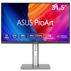 ASUS ProArt PA32QCV computer monitor 80 cm (31.5") 6016 x 3384 Pixels 6K Ultra HD LCD Zilver
