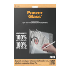 PanzerGlass ® GraphicPaper® Screen Protector iPad Air 13'' (2024-2026) | iPad Pro 13'' (2024-2025) | Ultra-Wide Fit Doorzichtige schermbeschermer Apple 1 stuk(s) - Afbeelding 4