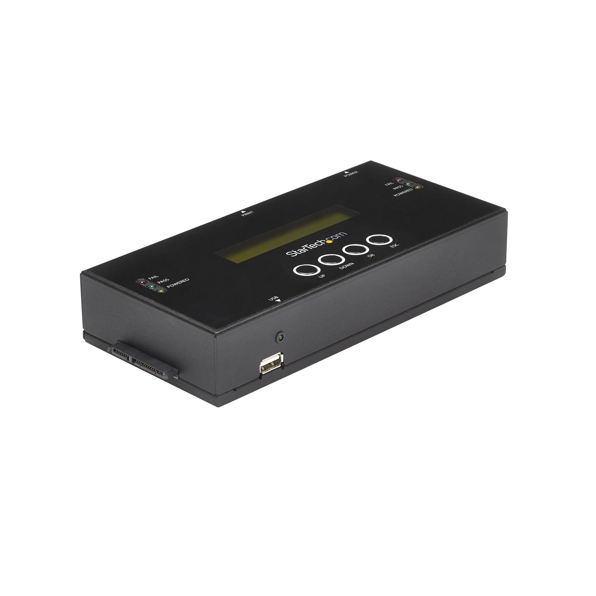 StarTech.com 1:1 Standalone Hard Drive Cloner & Wisser, SAS en SATA HDD/SSD Kloner/Copier/Eraser, Hard Disk Duplicator en Secure Erase Dock, LCD Display, TAA Compliant - Afbeelding 3