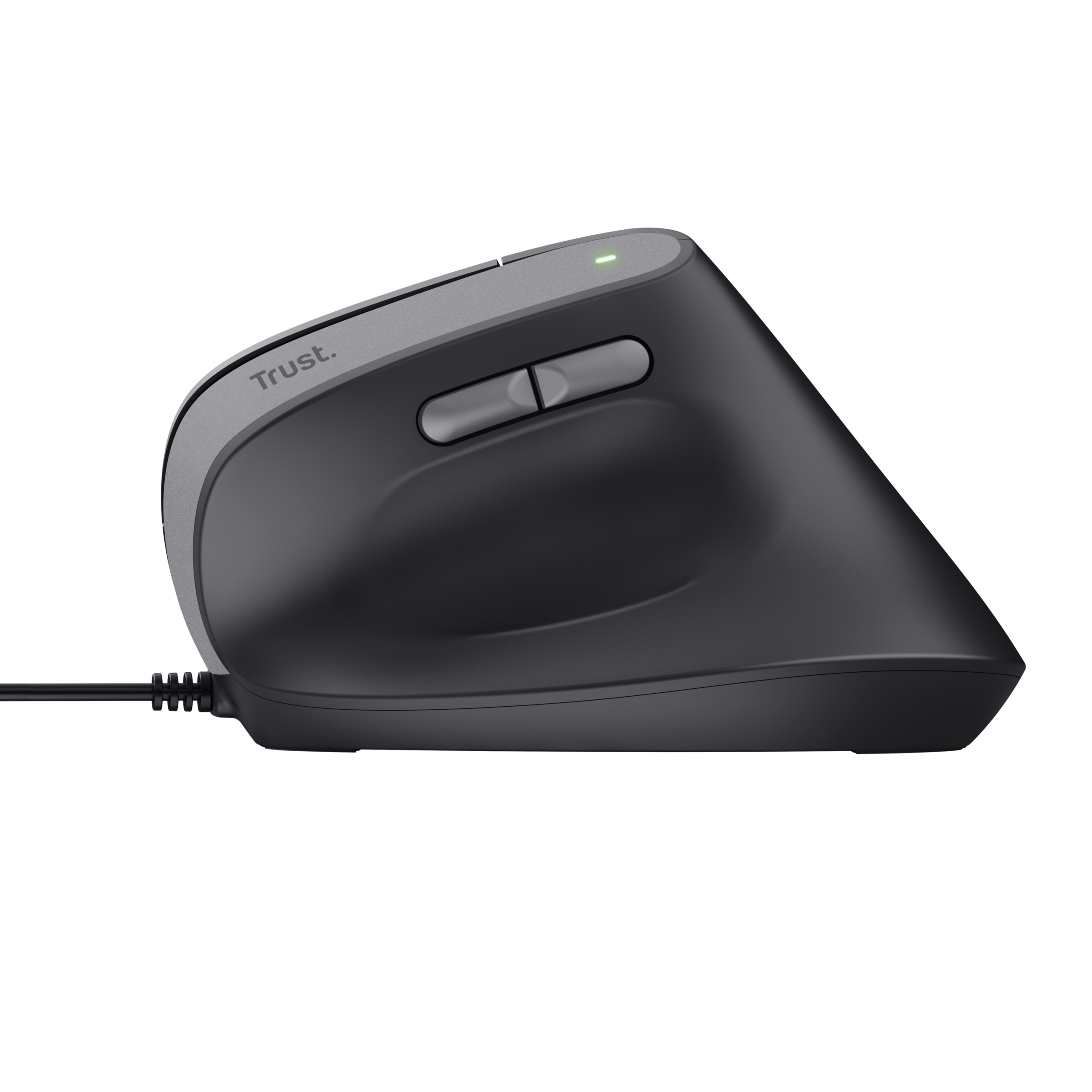 Trust Bayo II Ergonomische bedrade muis – ergonomische muis – rechtshandige muis – USB Type‑A aansluiting – Zwart - Afbeelding 6