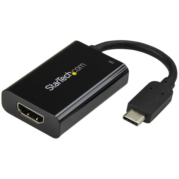 StarTech.com USB-C naar 4K HDMI adapter met USB 60 W Power Delivery zwart - Afbeelding 2