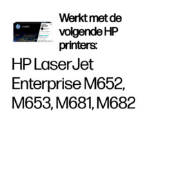 HP Originele 655A zwarte LaserJet tonercartridge - Afbeelding 3