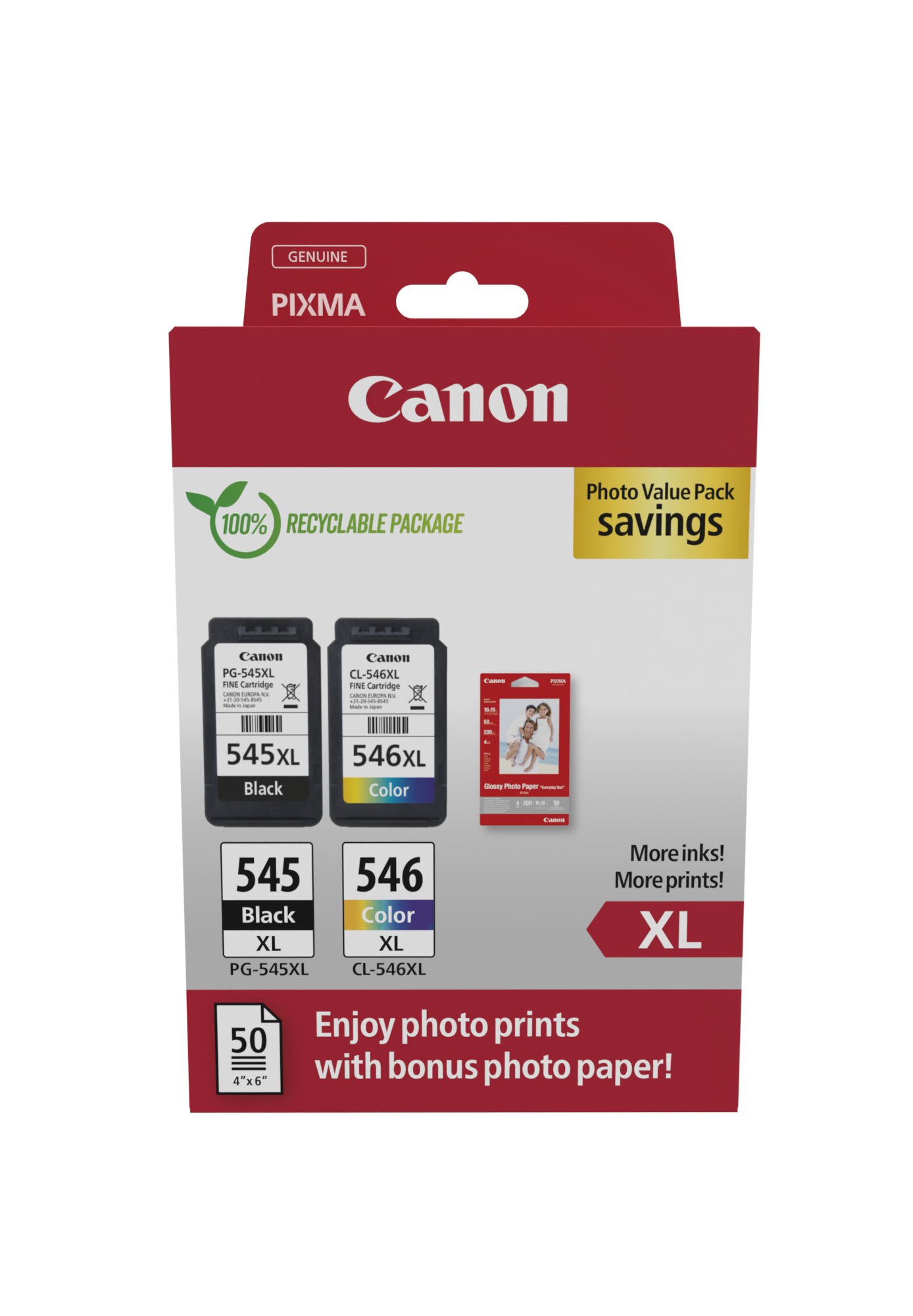 Canon 8286B011 inktcartridge 2 stuk(s) Origineel Zwart, Cyaan, Magenta, Geel - Afbeelding 2