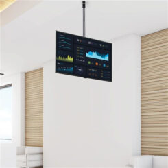 StarTech.com TV Plafondbeugel, Full-Motion Universele Ophangbeugel, Hangende VESA Beugel voor Single 32”-75" TVs / Displays, Kantelen/Zwenken, In hoogte verstelbare telescopische paal - Afbeelding 6