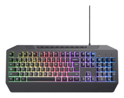 Trust GXT 836 Evocx Verlicht gaming‑toetsenbord – gaming toetsenbord – RGB verlichting – Anti‑ghosting – QWERTY – Zwart - Afbeelding 5