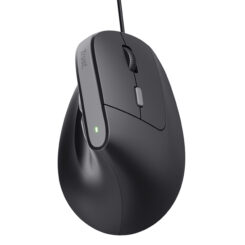 Trust Bayo II Ergonomische bedrade muis – ergonomische muis – rechtshandige muis – USB Type‑A aansluiting – Zwart - Afbeelding 5