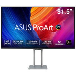 ASUS ProArt OLED PA32UCDM computer monitor 80 cm (31.5") 3840 x 2160 Pixels 4K Ultra HD QD-OLED Zilver