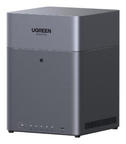 Ugreen DH4300 Plus NAS Mini Tower 8 GB LPPDDR4X UGOS Pro Grijs - Afbeelding 2