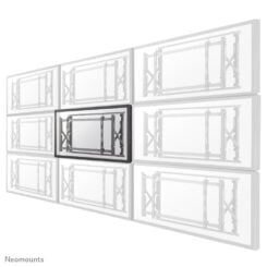 Neomounts LED-VW1750BLACK Videowall muurbeugel 32-55" - pull-out - max 35 kg