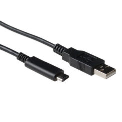 ACT USB 2.0 aansluitkabel C male - A male 1,00 m - Afbeelding 2