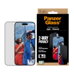 PanzerGlass ® 2-Way Privacy Screen Protector iPhone Air | Ultra-Wide Fit w. EasyAligner Doorzichtige schermbeschermer Apple 1 stuk(s) - Afbeelding 3