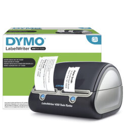 DYMO LabelWriter 450 Twin Turbo-labelmaker | Directe thermische labelprinter | Snel afdrukken van labels, barcodes en meer | Computerverbinding | Voor thuis en op kantoor