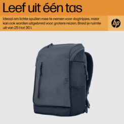 HP Travel 15,6 Iron Grey laptopbackpack, 25 liter - Afbeelding 6