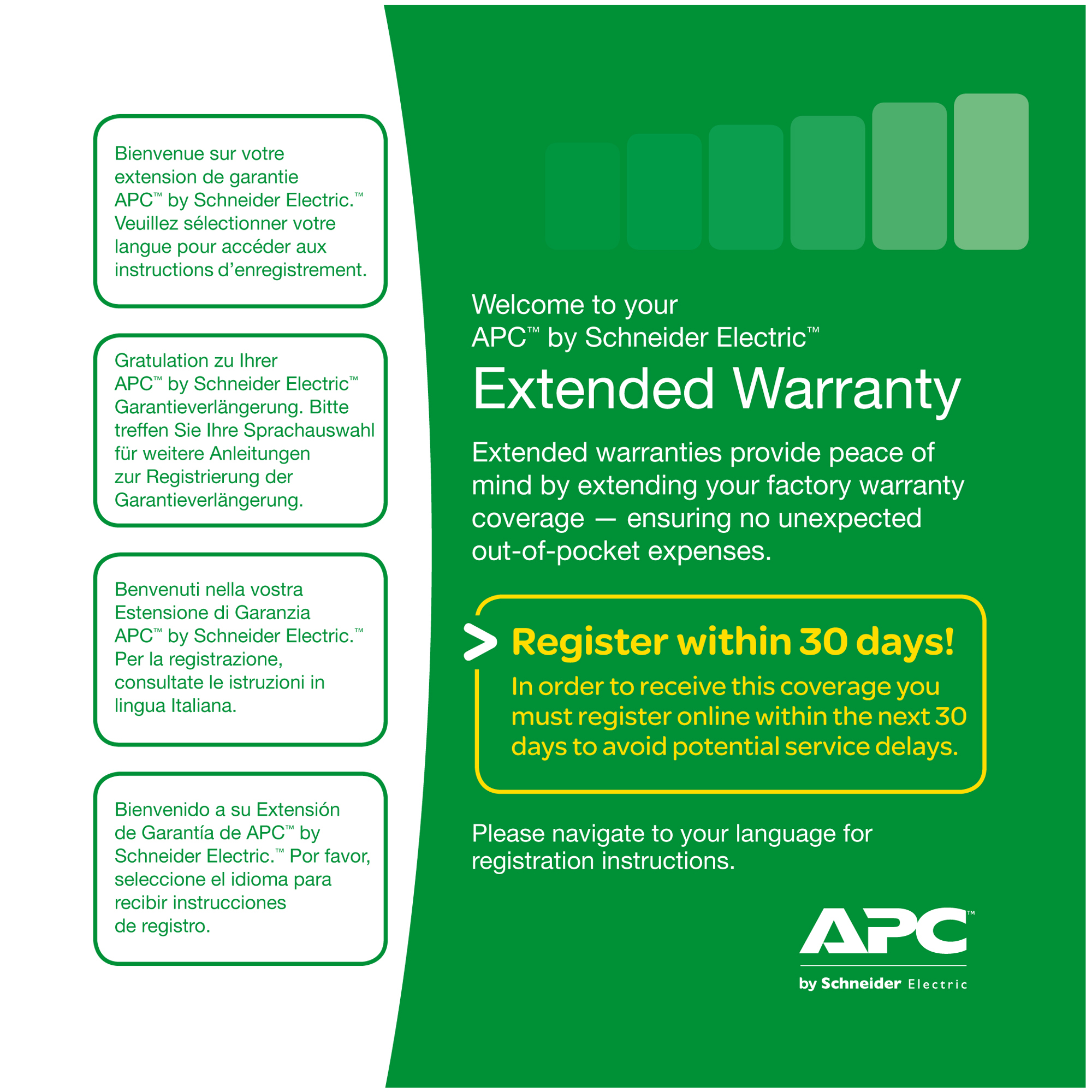 APC Service Pack-04: +3 jaar garantie upgrade